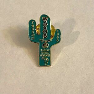 Shriners Wasob Tucson Arizona AZ 1999 Vintage Sabbar Shrine Jamboree Cactus Pin